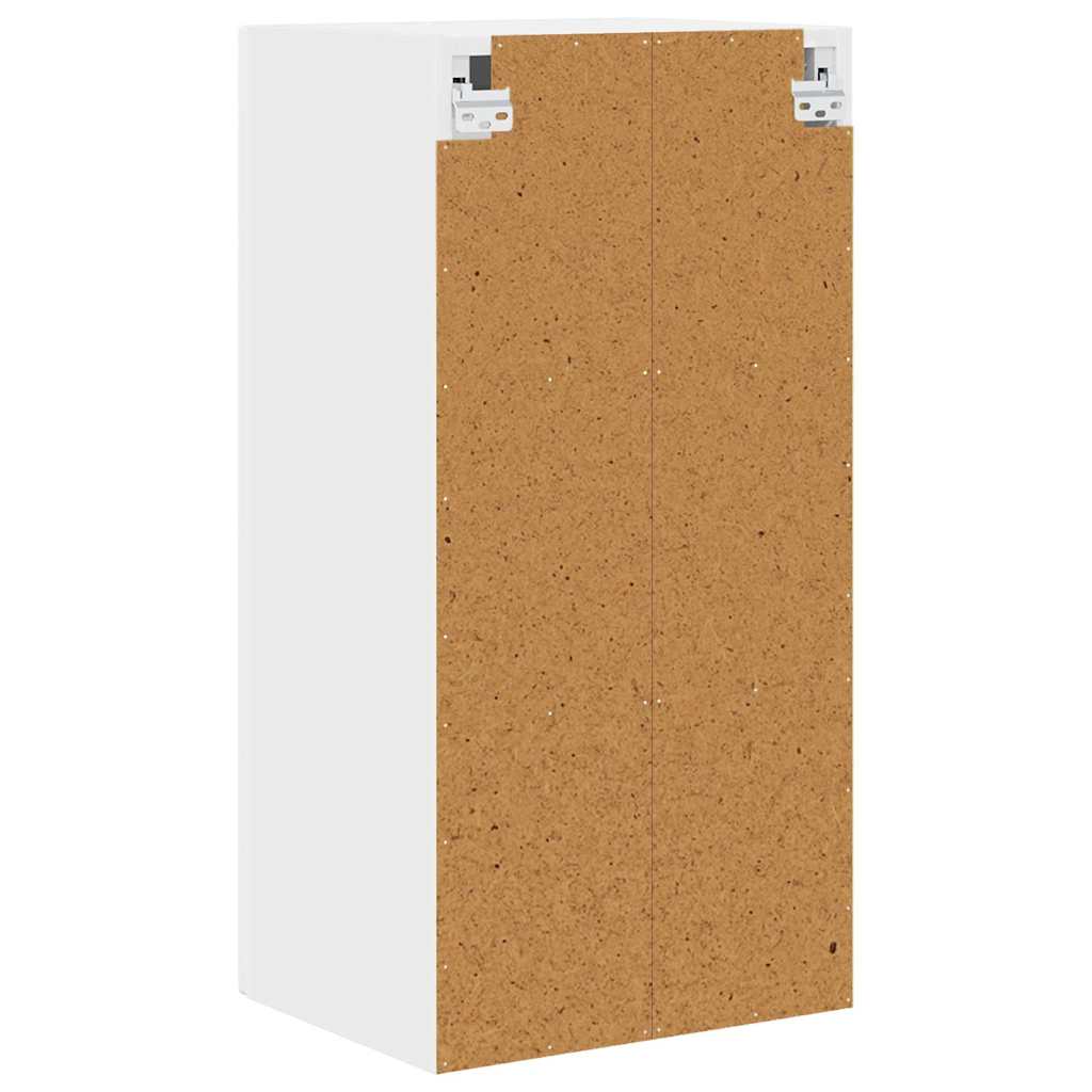 Küchenhängeschrank mit Regal Weiß 40 x 31 x 80 cm Holzwerkstoff